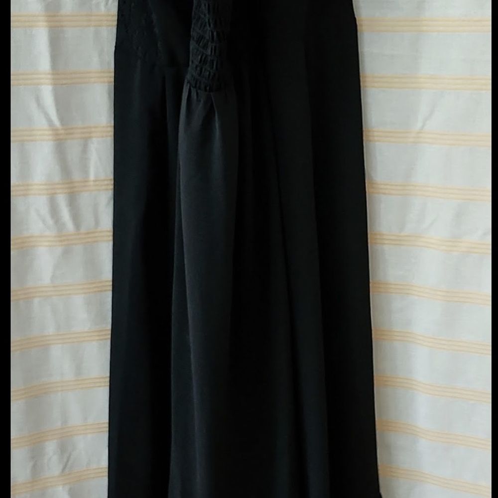 Black Lace Button-Down Dress - Picture 3 of 7
